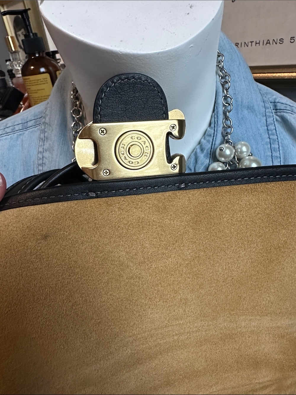 Coach Soft Tabby black crossbody with receipts and box 🖤🖤🖤 - Picture 9 of 14